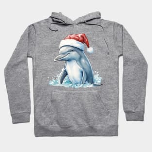 Christmas Dolphin Hoodie